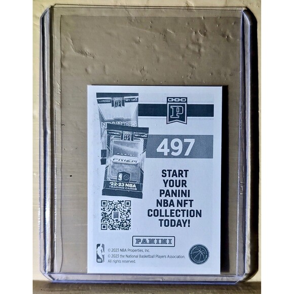 2023-24 Hedo Turkoglu Panini NBA Basketball #497 Sticker NBA Legends - Picture 2 of 2